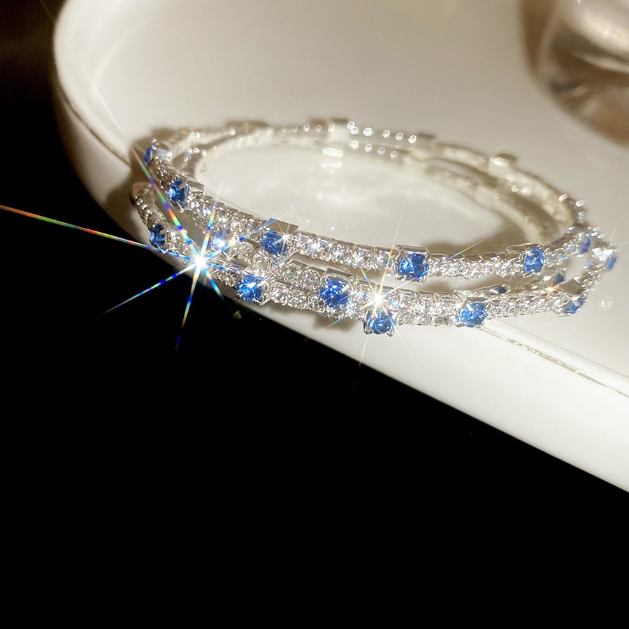 14 # Brazalete - Plata - Azul