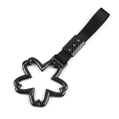 Other Car Modifications car decoration pull ring - carbon-fibersakura-black-belt