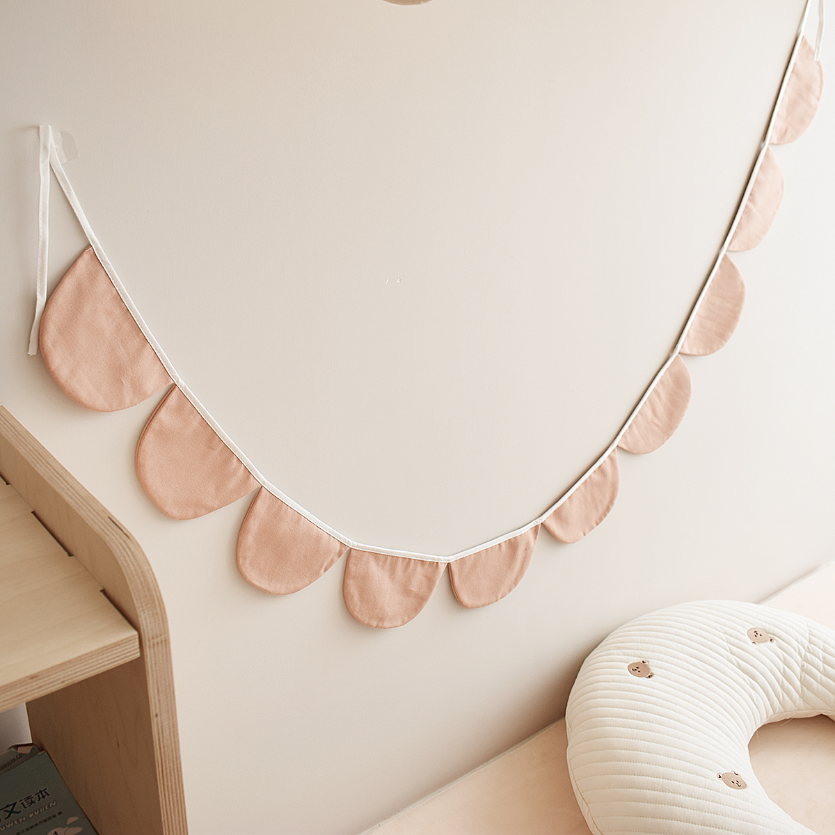 ★ ☆ Orange pink semicircle bunting ★ ☆