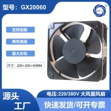 �S�Ҷ���200&times;200&times;60����GX20060ֱ���S���L�C220/380Vɢ���L��