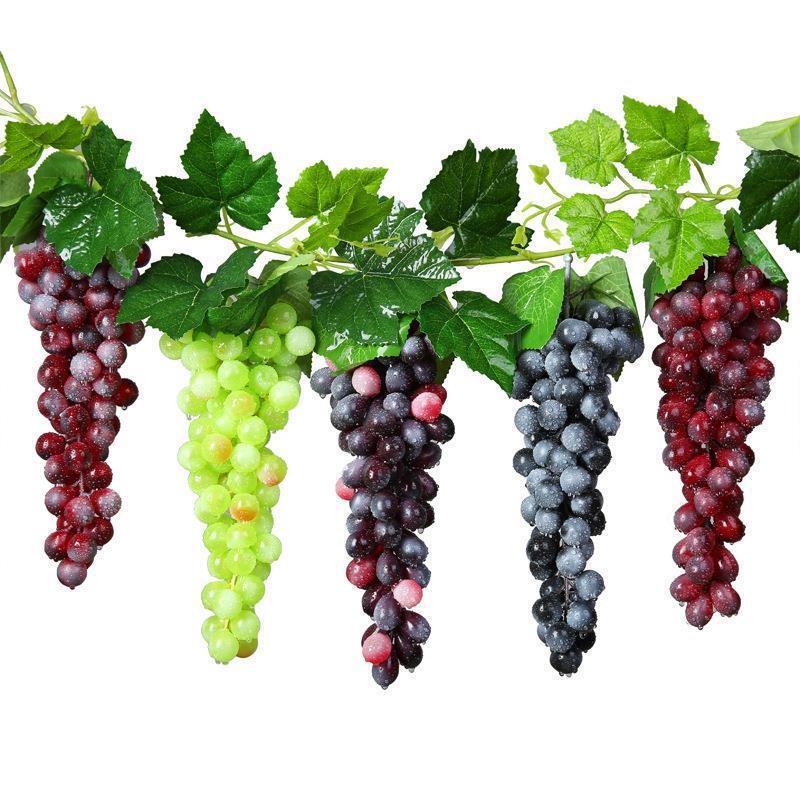Simulated Grape Bunches with Frost, Fake Grape Bunches, Simulated Leaf Vines, Decorative Plastic Fake Fruits, Photography Props Wholesale Simulated Grape Bunches with Frost, Fake Grape Bunches, Simulated Leaf Vines, Decorative Plastic Fake Fruits, Photography Props Wholesale