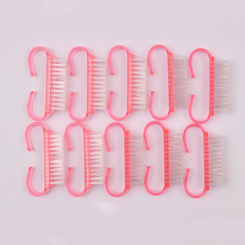 Suministros de herramientas de uñas cepillo de cuerno de tamaño pequeño cepillo de cuerno de uñas limpieza especial capa gris cepillo pequeño ventas directas de fábrica