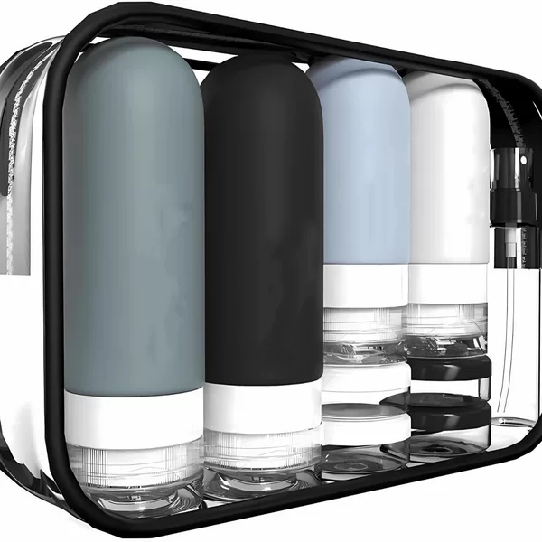Cross-Border Travel Toiletries Leak-Proof Silicone Container Shampoo Conditioner Easy to Squeeze Portable Travel Essentials