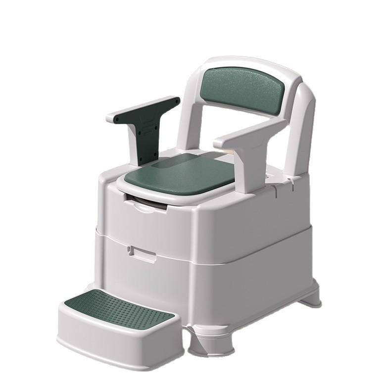 silla de inodoro móvil para mujeres embarazadas, taburete de inodoro portátil para personas mayores, inodoro antiodorizante interior