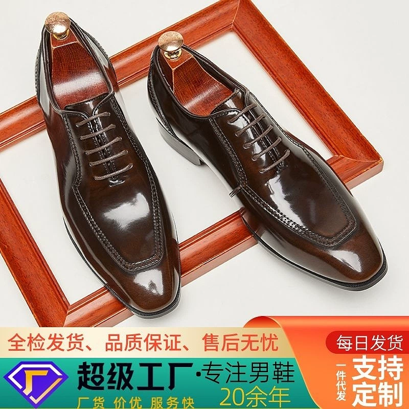 Мужская кожаная обувь в британском стиле