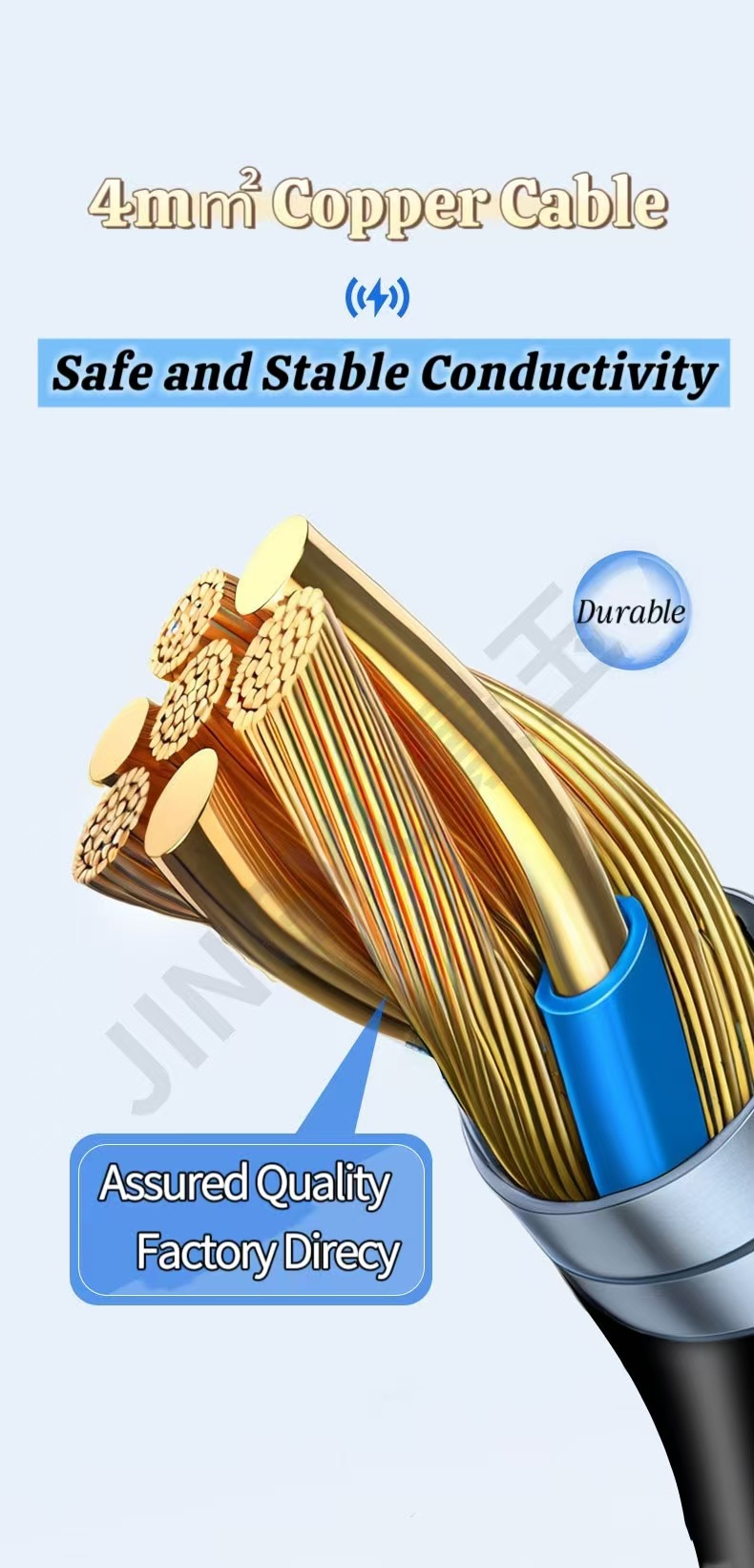 Type2 V2L Ev Discharging Adapter to Schuko Female Plug Cross-Border