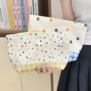 Korean Cosmetic Bag Niche Female Small Fresh Large Capacity Portable Business Trip Toiletry Bag Cosmetics Storage Bag