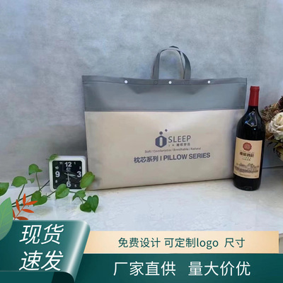 床上用品无纺布双人枕芯袋防潮防尘乳胶枕头手提袋现货批发枕芯袋|ru