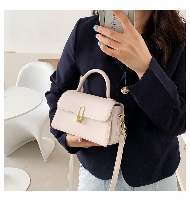 Fashion Solid Color Shoulder Messenger Portable Bag Wholesale display picture 89