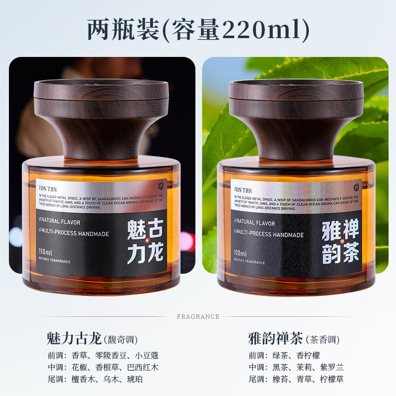 Guanshan 車のアロマセラピー車の香水装飾長期的な香りハイエンドの装飾品家庭用デュアル目的フレグランス消臭|undefined
