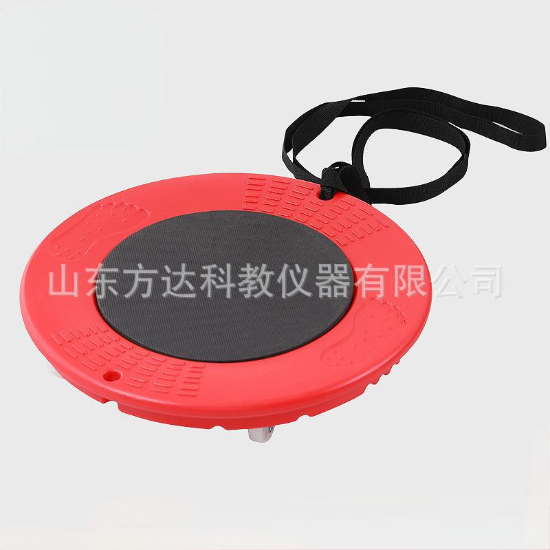 幼儿园圆形滑板车感统教具亲子玩具前庭平衡板感统训练器材