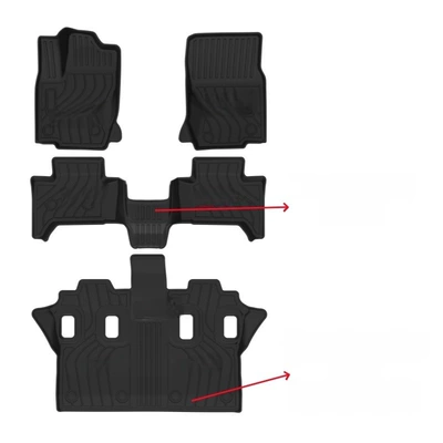 Special Lexus 2024: Universal Foot Pad - there-are-rubber-shells-on-the-second-row-of-bridge-surfaces-but-there-are-no-protruding-rubber-shells-under-the-third-row-seats-lhd-left-hand-drive-24-lexus-gx550-six-seater-full-tpe-special-car-dedicated