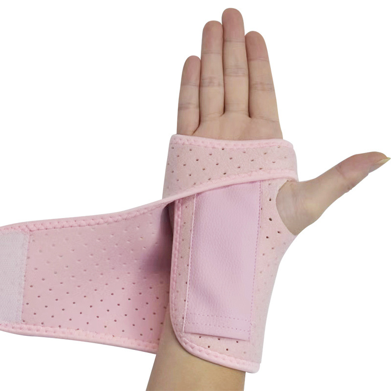 Deportes de verano placa de acero pulsera adulto transpirable desmontable mano fija protección deportes equipo de protección al por mayor