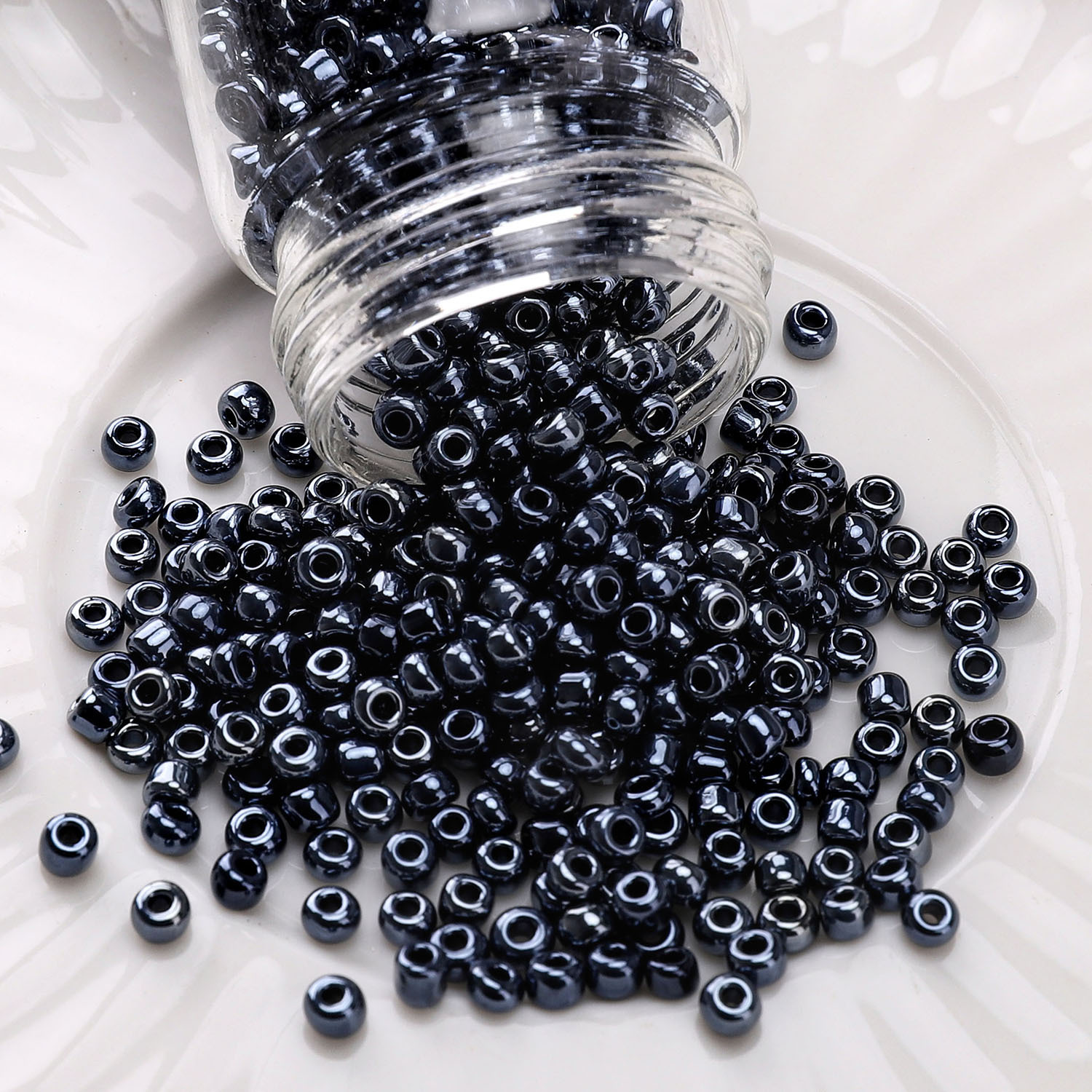 #03 style 3mm dark blue 10g/pack about 350 pieces