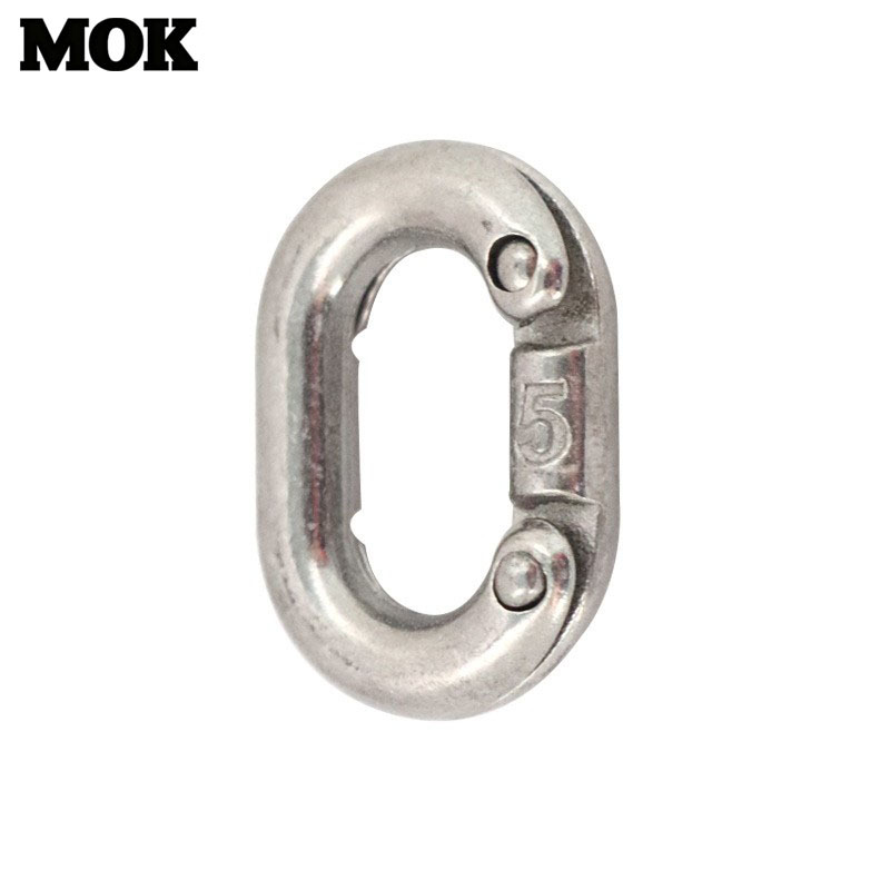 316不锈钢链卡 链条连接扣快速连接环 铆接链扣船用五金配件