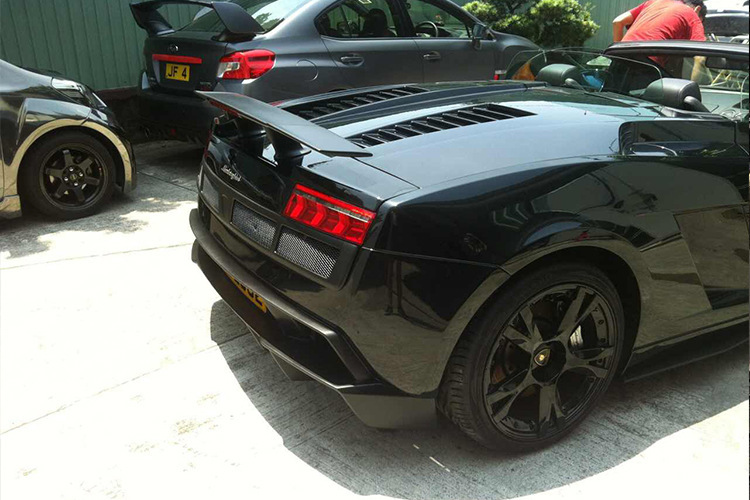 Applicable to Lamborghini Lamborghini gallardo gallardo carbon fiber modified tail wing wing