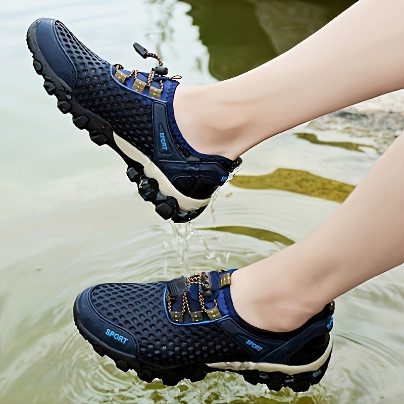 Wading 2025 Mesh Stream Trekking Breathable Hiking Men's Sports Casual Trendy Shoes_voghion.com