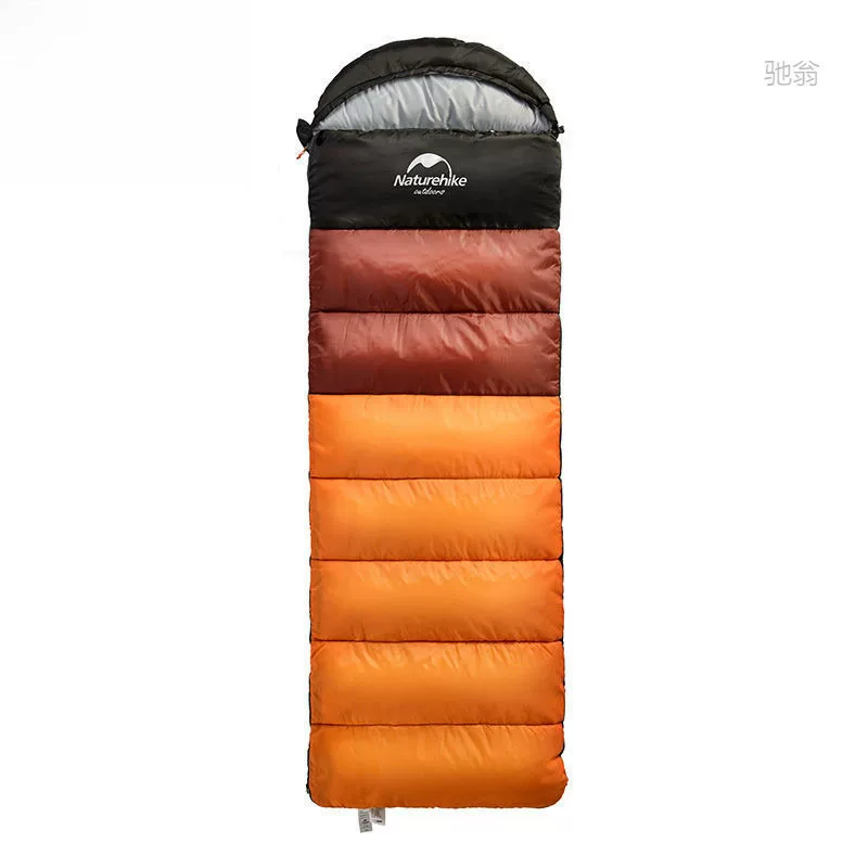 Sleeping bag for adults, travel winter handheld tent for camping with down, increased thickness
