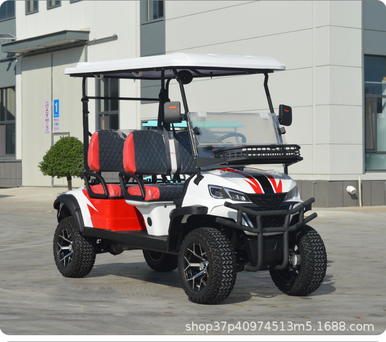 Electric Golf Cart, Sightseeing Car, Scenic Area Viewing Car, Factory Park Shuttle Bus, Beach Car, Four-Wheel Patrol Car