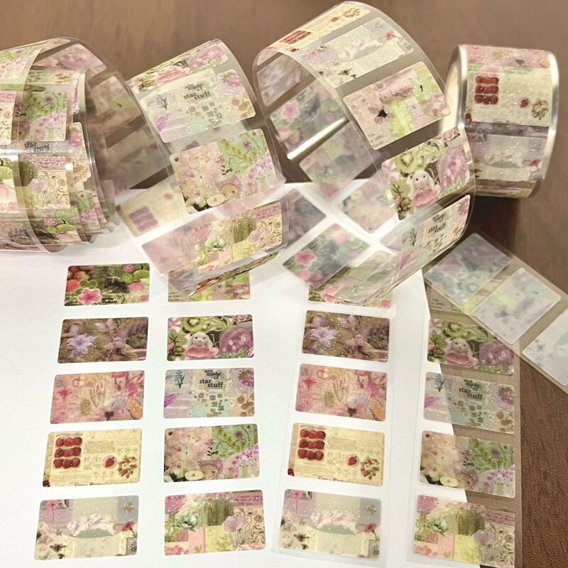 Bala クールフラッシュサンドラベルステッカーロールステッカー 10 写真 1 サイクルインかわいいハンドブック diy 装飾ステッカー|undefined
