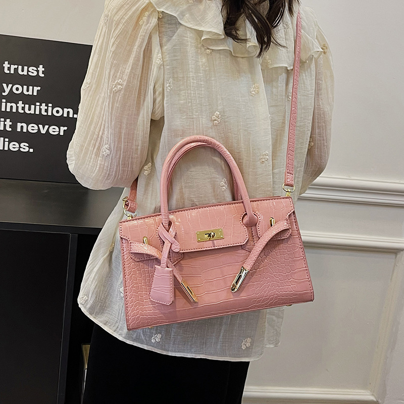 Comercio exterior moda piedra Kelly bolso para mujeres 2024 nuevo bolso europeo y americano para mujeres lujoso mochila de hombro