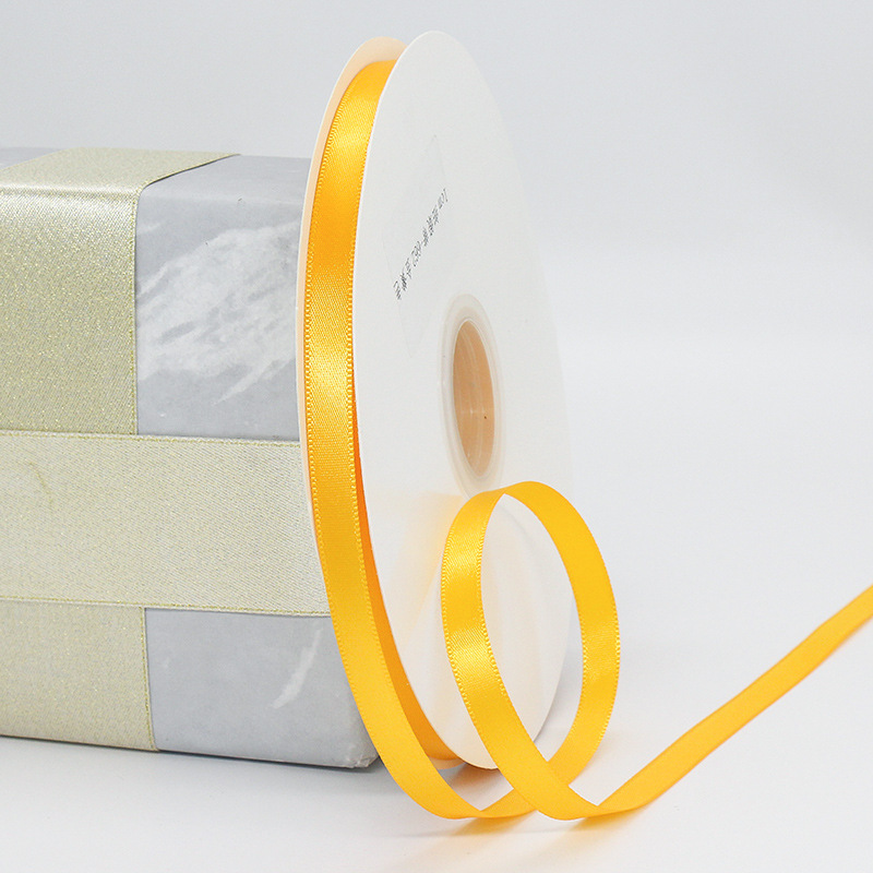 Fabricante al por mayor 1cm poliéster cifrado cinta de seda envasado de flores caja de pastel cinta de regalo de dulces image 28