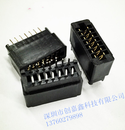 ����ָ SLOT ����PCB�۲��� 14P  12P ֱ��ʽ ���2.54MM �޶�