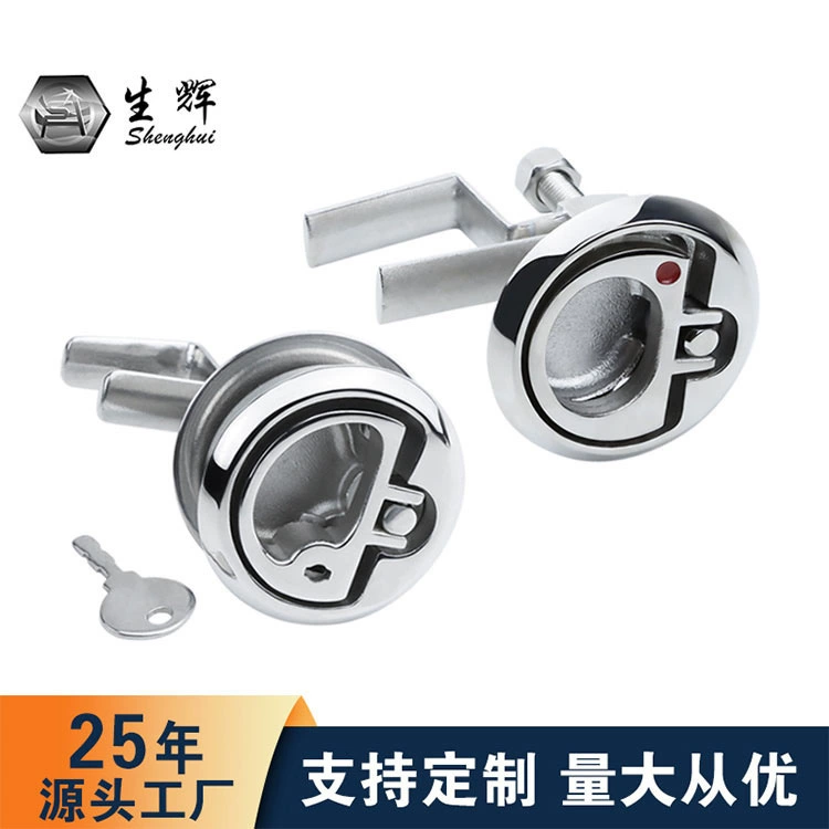Красная точка с ключом пол замок 316 из нержавеющей стали аксессуары для яхты для лодки яхты крышка палубы встроенный дверной замок