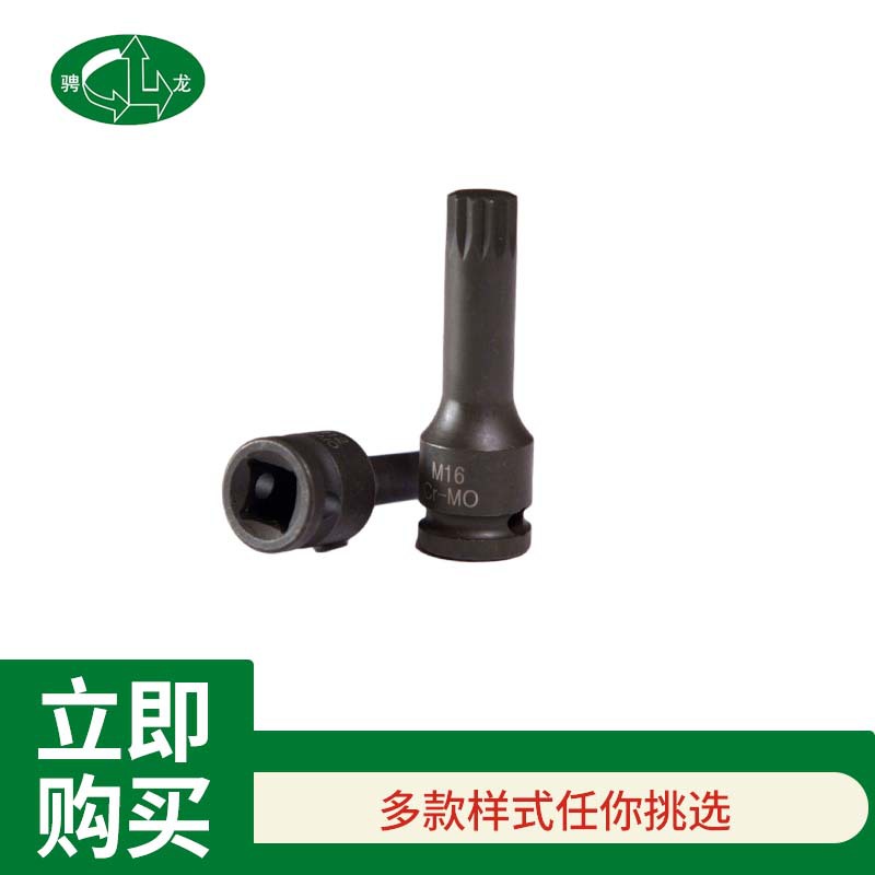 骋龙1/2寸旋具套筒组套工具多系列连体披头组件汽修汽保扳手