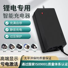 鋰電池電動車充電器48V36V60V24V2A72V電車鋰離子哈雷平衡車通用