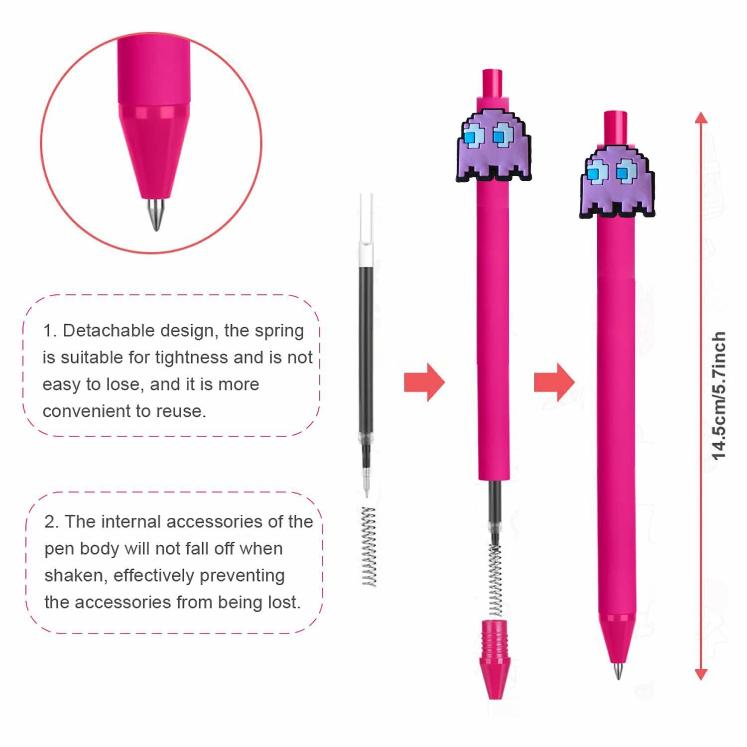 Etsy Juegos 2 Práctico lindo bolígrafo neutro estudiantes regalos de graduación niños jardín de infantes regalo de mano lindo dibujos animados