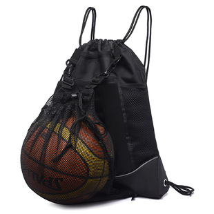 Oxford Cloth Outdoor Storage Bag Sports Backpack Basketball Football Training Bag External Ball Mesh Bag Basketball Bag