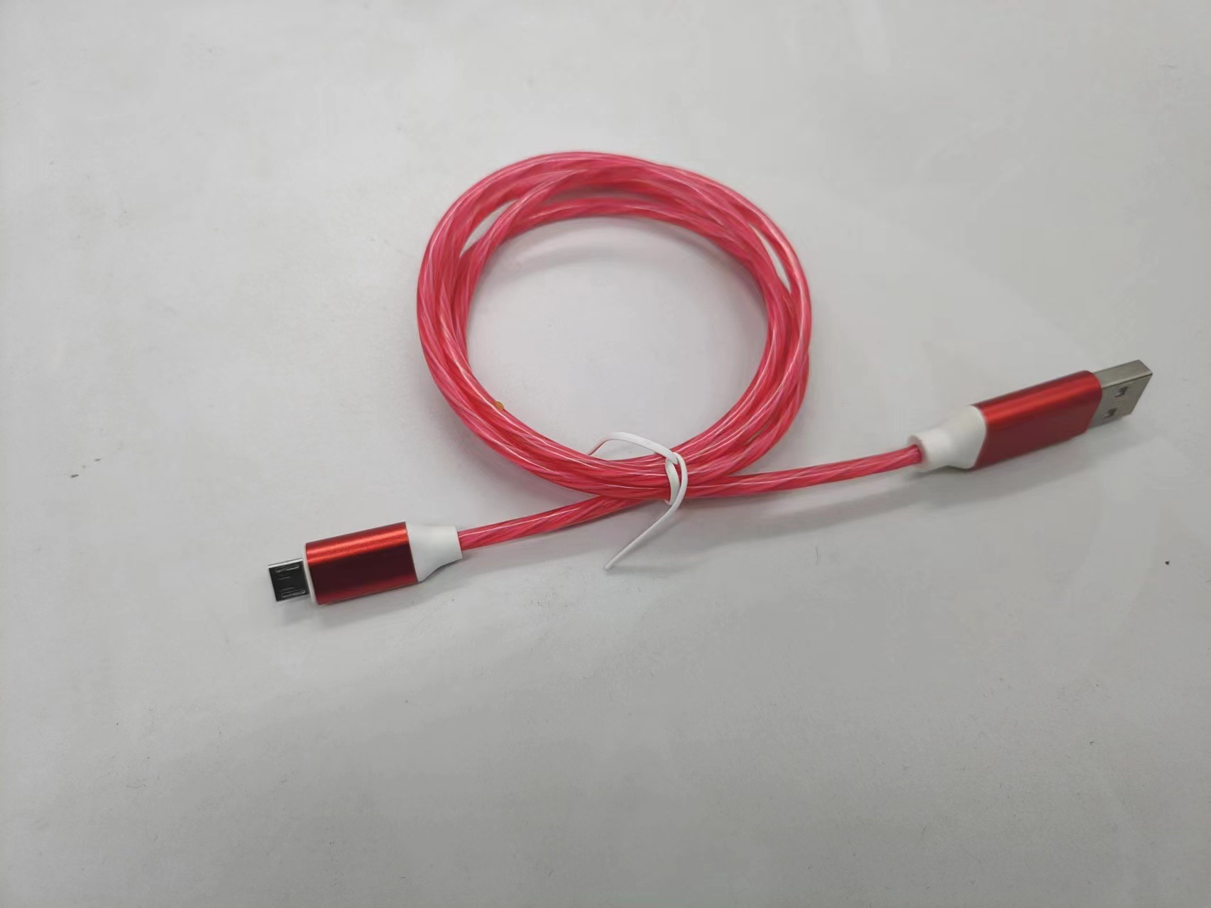 Punto de calidad cable de datos streamer pd transparente carga rápida para Huawei Apple 16 teléfono Android a juego de color al por mayor