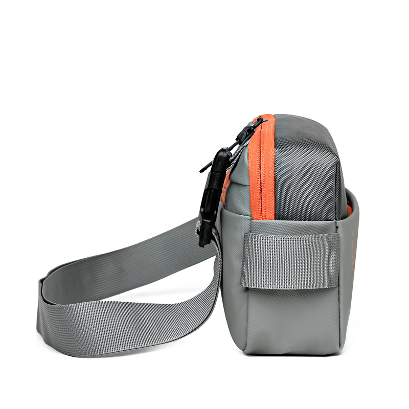 Riñonera para hombre, correr, bolso de pecho de alta gama, marca de moda, nuevo bolso de hombro, bolso diagonal para hombre de negocios de cercanías, estilo coreano