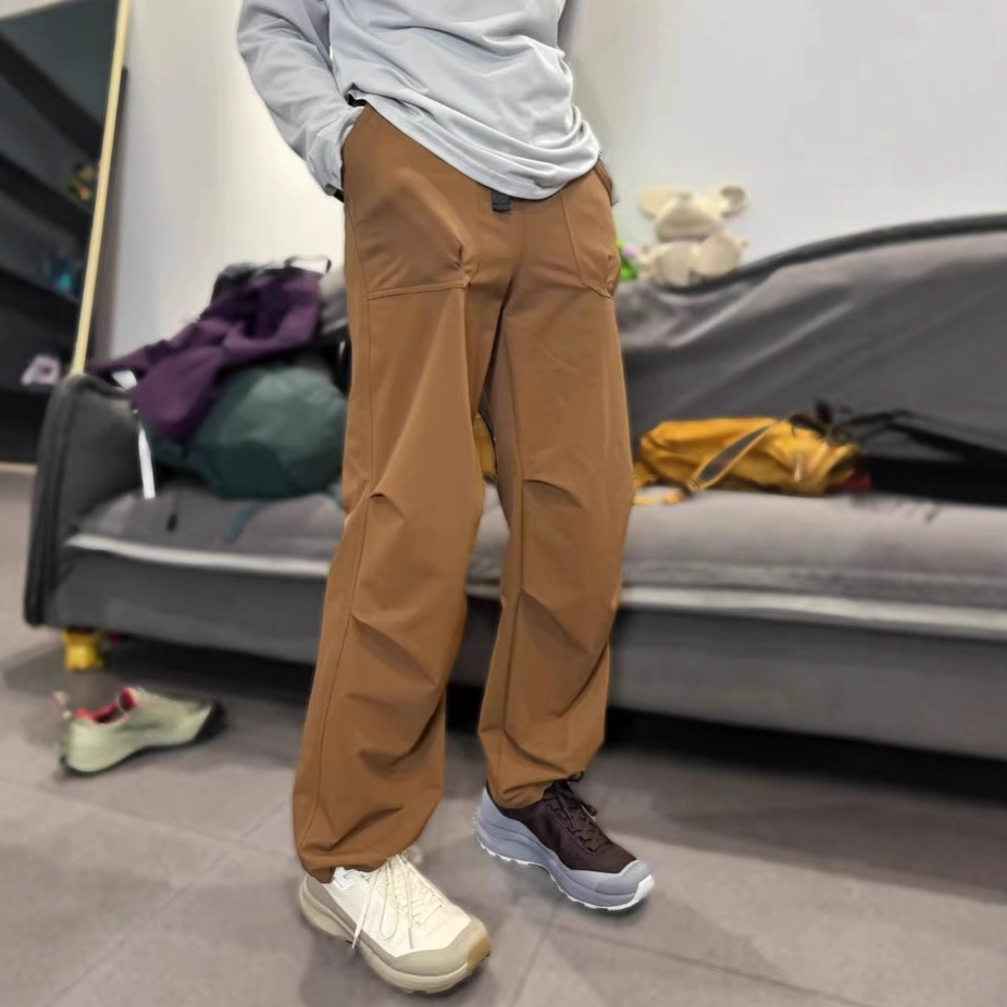 Wangdao Paratrooper Pants Early Autumn Unisex Outdoor Couple Workwear Style Drawstring Wide-Leg Hiking Casual Pants