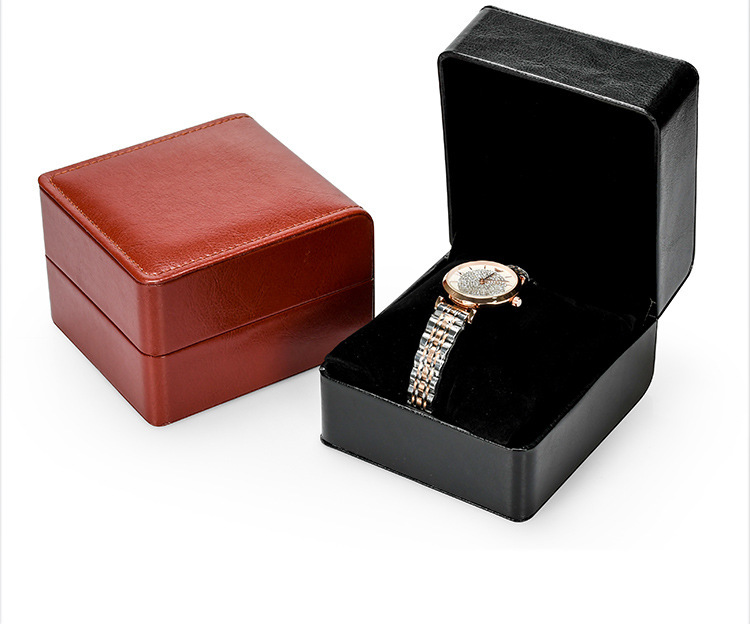 Заводська оптова коробка годинника PU Шкіряна коробка Шкіряна коробка ювелірна коробка Спеціальна коробка логотипу
