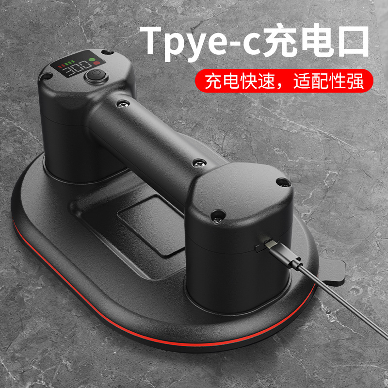電動強力タイル吸盤器自動補気真空エアポンプ吸盤自動起動停止大型床タイル吸盤器|undefined