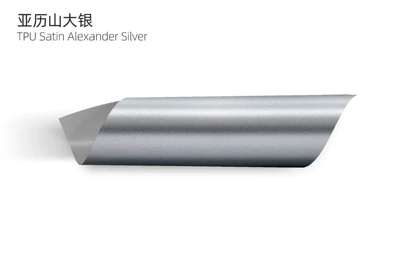 Auto Color Change Film — Series Ppf Factory Wholesale White Matte - alexander-silvertpu-satin-alexander-silver-tpu