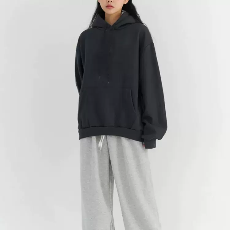 韩系百搭慵懒风卫衣帽衫女秋冬季2023年新款宽松连帽情侣潮流外套