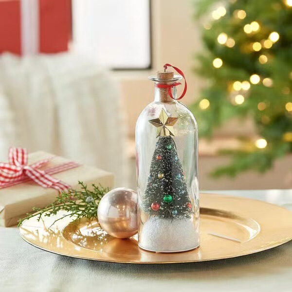 Christmas Tree Message in a Bottle Christmas recording gift Christmas Tree Message in a Bottle Christmas recording gift