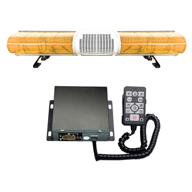High-power LED warning light strobe light 1.2m 1003H strobe light + speaker + siren JH9200E