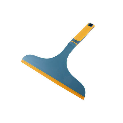 Household curved handle glass wiper TPR flexible soft scraper glass scraper coffee table bathroom wiper tool