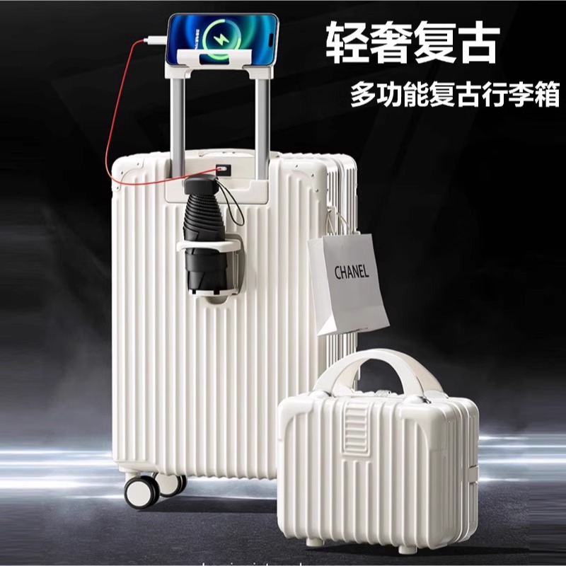 [Fábrica cuidadosamente seleccionada] Maleta trolley de gran capacidad, nueva maleta con contraseña, maleta con contraseña duradera, maleta