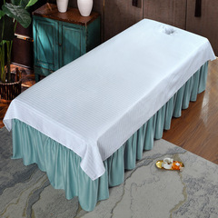 純綿美容ベッドシーツ卸売、穴あきシングルマッサージベッドSPA、快適で肌に優しく柔らかい