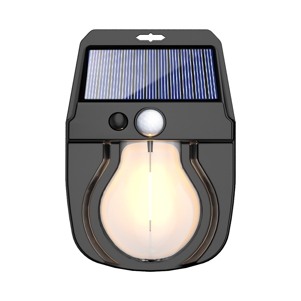 Transfronterizo nueva lámpara de pared solar al aire libre solar patio iluminación impermeable decoración del hogar atmósfera brillante Lámpara