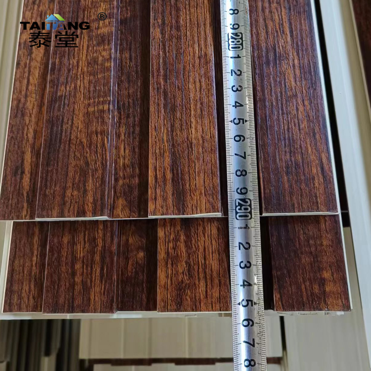 Rejilla de madera de plástico al aire libre, placa de la Gran Muralla, techo de madera ecológica, pared de fondo cóncavo y convexo, valla de patio, placa de pared, plástico de madera