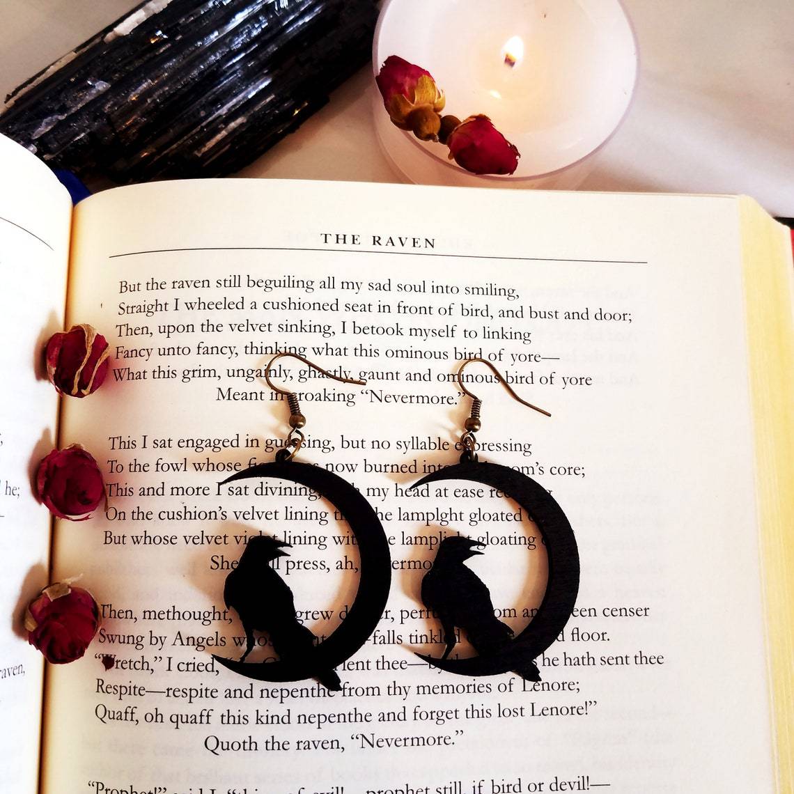 Fashion Crow Wolf Metal Womenu0027S Drop Earrings 1 Pair