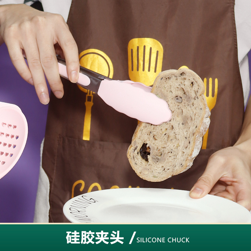 硅膠鍋鏟湯勺10件套不粘鍋硅膠鏟大理石紋食品級硅膠廚具套裝批發