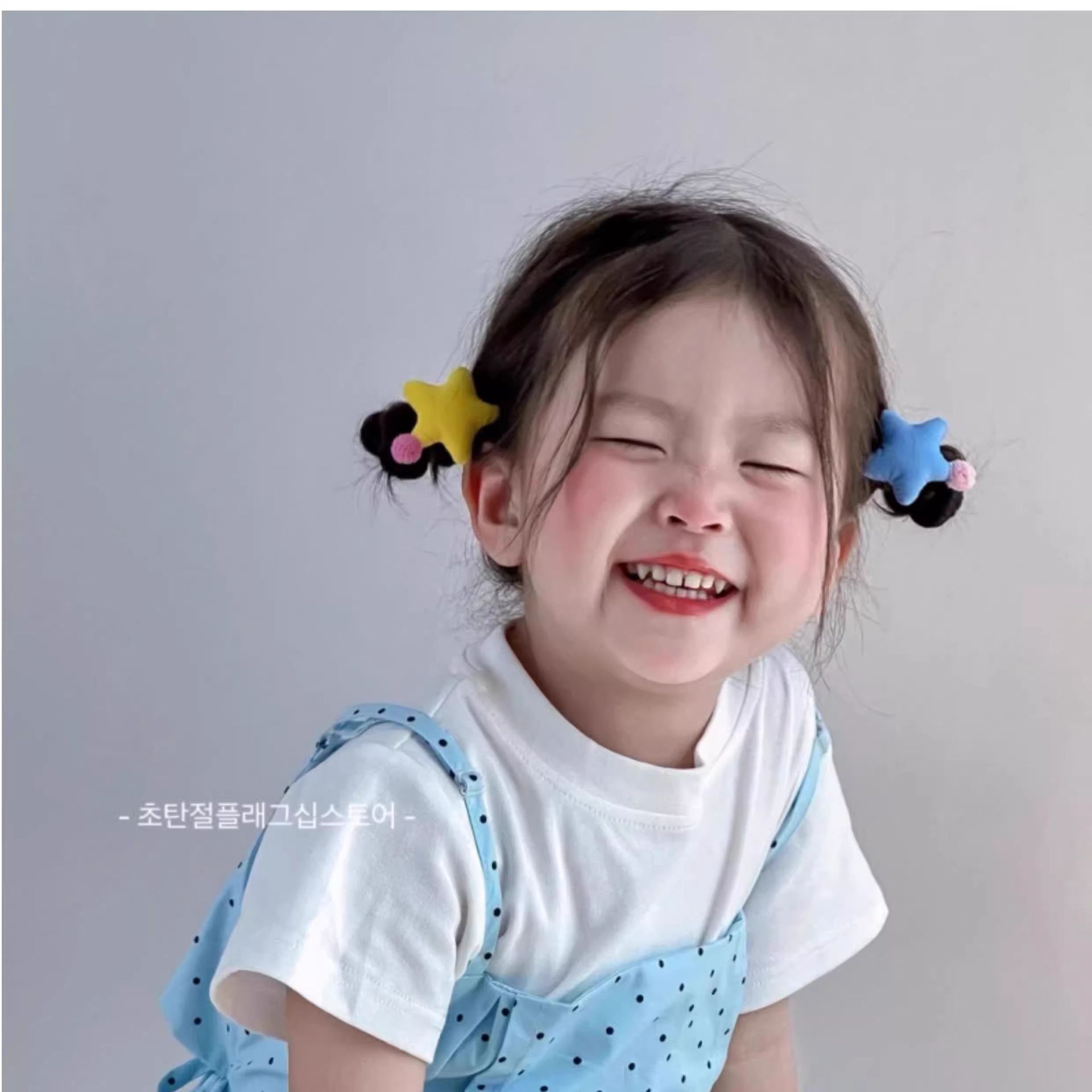 2025 Cute Super Cute Baby Star Hair Band Rubber Band Children's Hair Rope Little Girls Do Not Hurt Hair Girls Headband Headwear