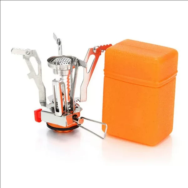 Outdoor picnic camping integrated mini stove with electronic ignition stove stove cooking utensils camping stalls